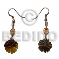 dangling 20mm grooved blacktab flower - Home