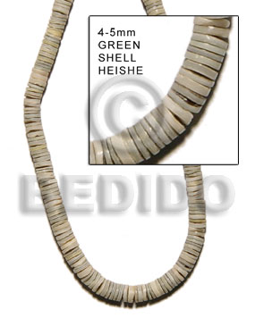 4-5mm green shell heishe - Home