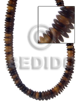 6mm pokalet horn tiger saucer beads - Home