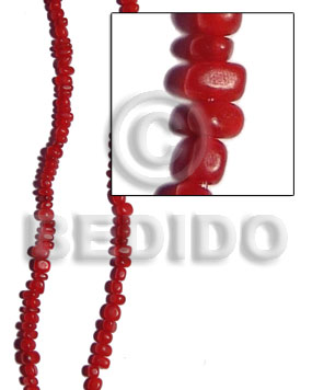 horn nuggets in red 9mmx6mm - Home