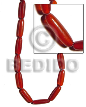elongated tube red horn 26mmx7mm - Home