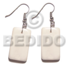 dangling 40mmx20mm rectangular carabao bone - Home