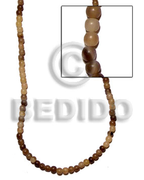 natural horn beads 6mm - Home