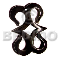 horn hooks 40mm - Horn Pendant Bone Pendants