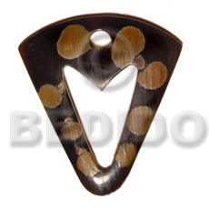 horn  design 40mm - Horn Pendant Bone Pendants