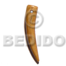40mm antique  bone tusk - Horn Pendant Bone Pendants