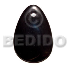 45mmx65mm black horn teardrop - Horn Pendant Bone Pendants