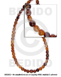 graduated amber horn beads  - Home