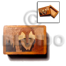 wooden jewelry box/ mini box - Home