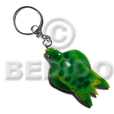 sea turtle handpainted wood keychain 85mmx50mm / can be personalized  text - Home