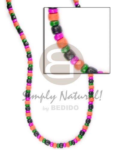 4-5mm coco Pokalet. black/green/melon/pink combination - Home