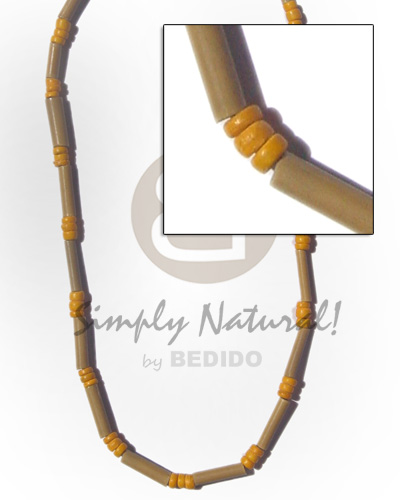 bamboo tube  bright yellow 4-5 coco Pokalet alt. - Home