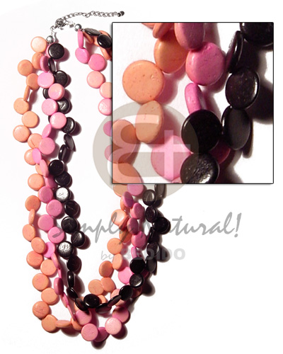 3 layers 10mm black/pink/peach coco sidedrill - Home