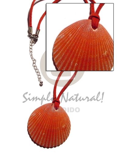 red leather thong  palium pigtim pendant - Home