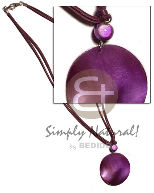 50mm hammershell violet in double wax cord - Home