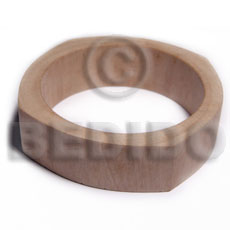 Wholesale Raw Natural Wooden Blank Bangle Casing Only Ht=25Mm / 70Mm Inner Diameter / 12Mm Thickness - Home