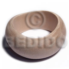 Wholesale Raw Natural Wooden Blank Bangle Casing Only Ht=35Mm And 27Mm / 70Mm Inner Diameter / 10Mm Thickness - Home