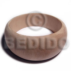 Wholesale Raw Natural Wooden Blank Bangle Casing Only Front Ht= 35Mm Back Ht=22Mm / 70Mm Inner Diameter / 10Mm Thickness - Home