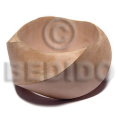 Wholesale Raw Natural Wooden Blank Bangle Casing Only Ht= 35Mm / Inner Diameter= 70Mm / 15Mm Thickness - Home