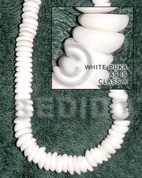 white puka - as is class a / specify size 4-5, 7-8, 9-11, 14-15, jumbo - Home