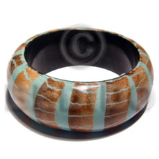 laminated wooden bangle  dried leaves  ht=33mm thickness=13mm inner diameter=70 mm - Wooden Bangles