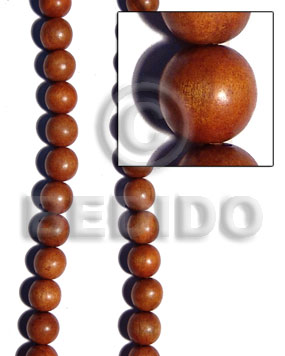 bayong round wood beads 15mm - Home