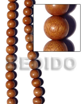 imitation bayong round wood beads 18mm - Home
