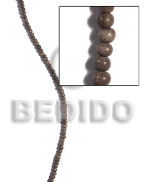 4mm camagong tiger ebony hardwood round beads - Home