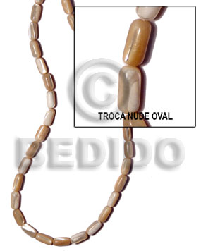 troca natural/nude oval / 6mmx12mm - Home
