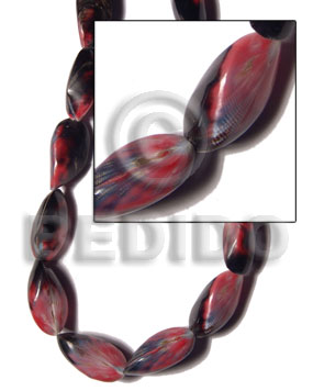 red mactan pearl 30mmx15mm /varying sizes - Home