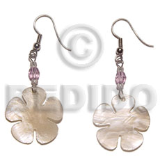 dangling 30mm hammershell flower  acrylic beads - Home