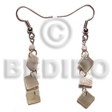 dangling  8mm hammershell triple diamond - Home