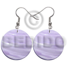 30mm lilac round kabibe shell - Home