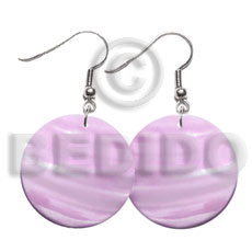 30mm pastel pink round kabibe shell - Home