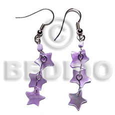 dangling 10mm lilac triple star hammershell - Home