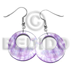 dangling 35mm lilac round hammershell - Home