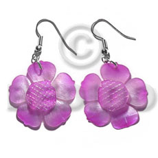 dangling graduated lavender 30mm hammershell  flower  grooved nectar - Home