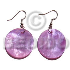 dangling 20mm round lavender hammershell - Home