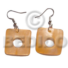 dangling 35mm square hammershell / orange - Home