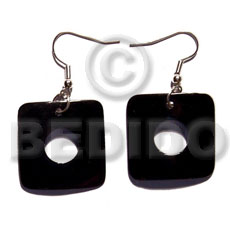 dangling 35mm square black tab - Home