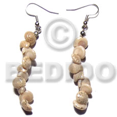 dangling round white bonium shells - Home