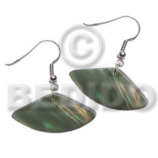 dangling pie cut / kabibe / graduated olive / 25mmx10mm - Home