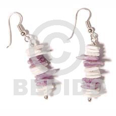 dangling white rose  dyed lilac white rose accent - Home