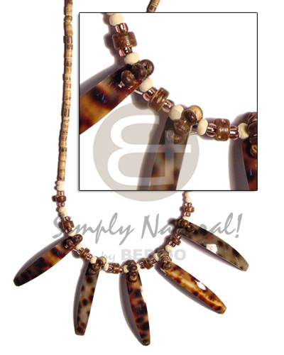 2-3 coco heishe tiger  cowrie shell sticks - Home