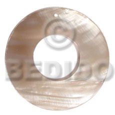 40mm kabibe ring  18mm center hole - Shell Pendant