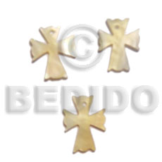 MOP cross 20mmx15mm - Shell Pendant