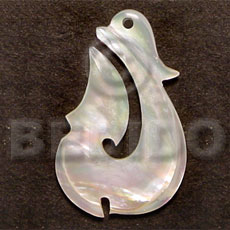 hook MOP 40mm - Shell Pendant