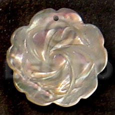 flower MOP 40mm - Shell Pendant