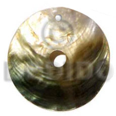 blacklip disc  60mm - Shell Pendant