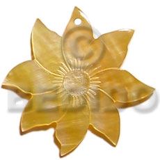 45mm MOP flower - Shell Pendant